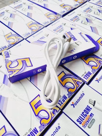 كابل شارژ اورجینال Yosonda مدل J23 میکرو سیلیکونی